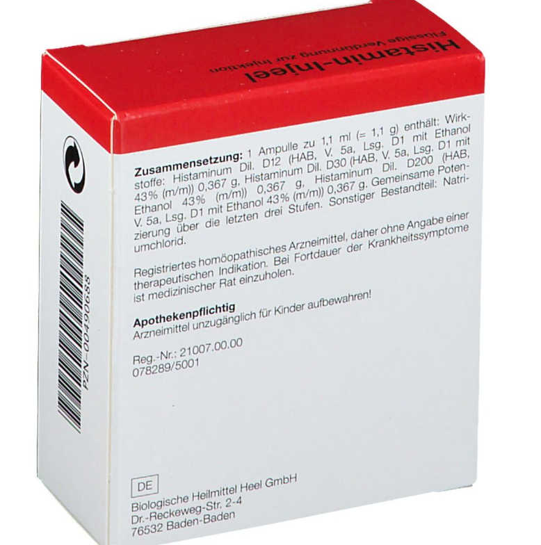 Histamine Injeel 10 Ampoules