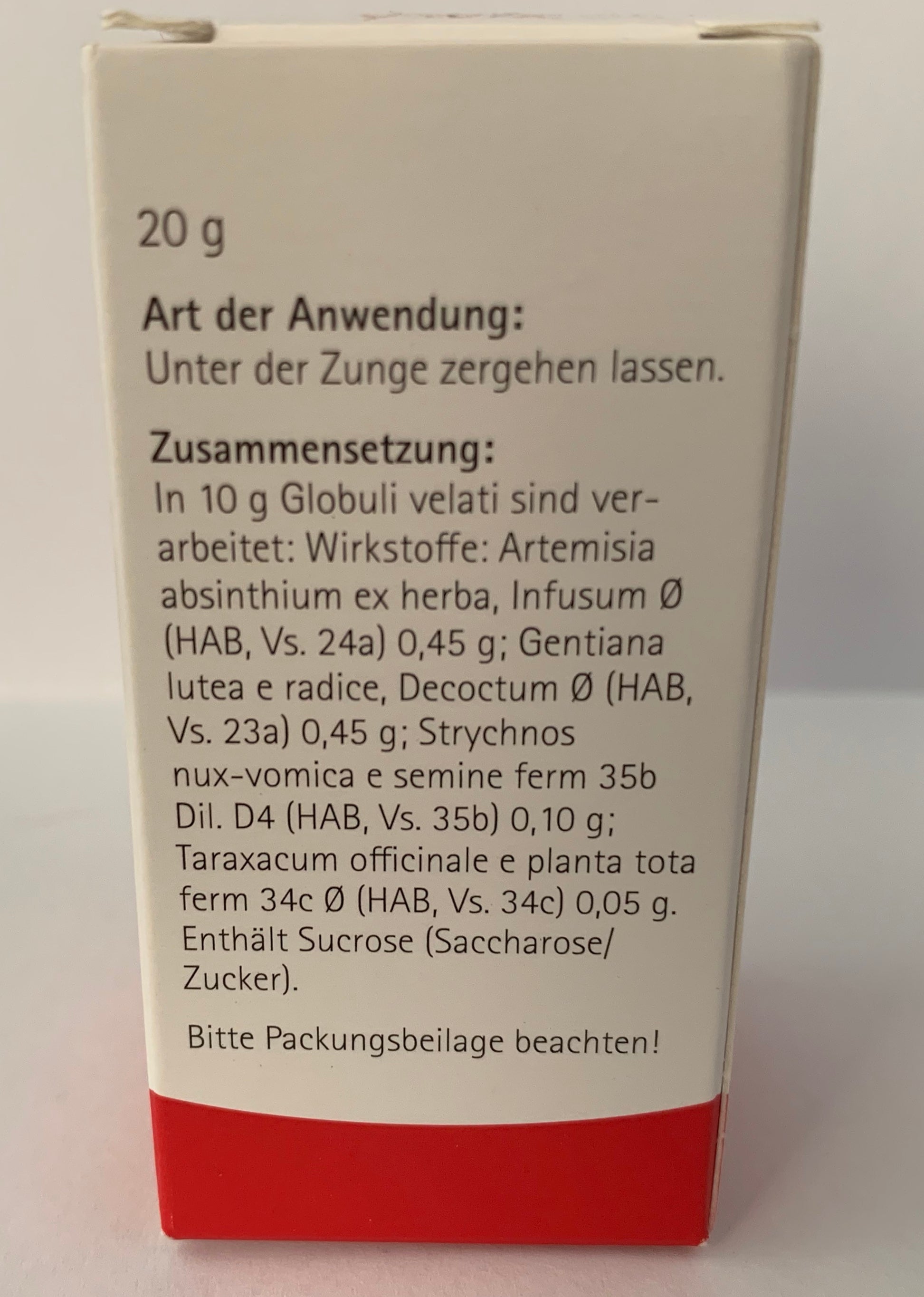 Gentiana Magenglobuli Wala 20 g