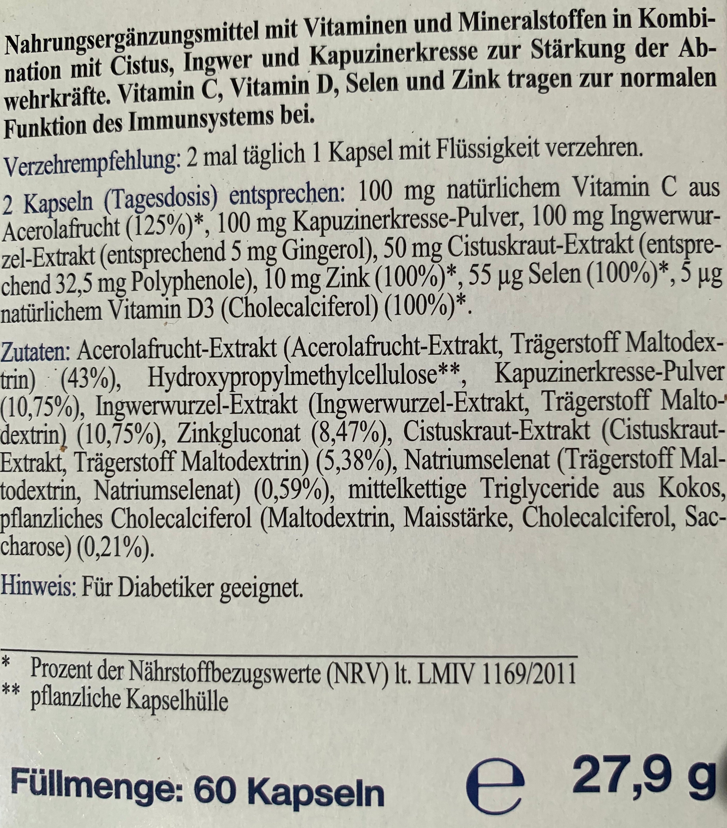 Immunstark 60 capsules