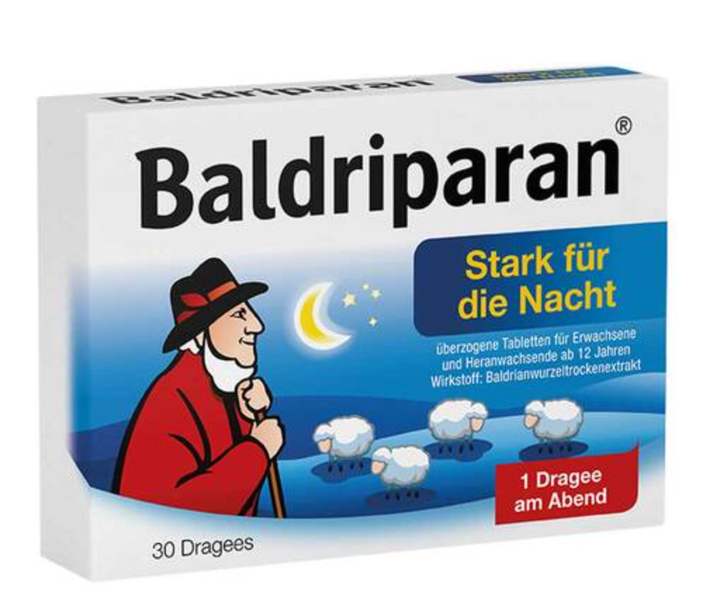 Baldriparan Stark fuer die Nacht 30 coated tablets
