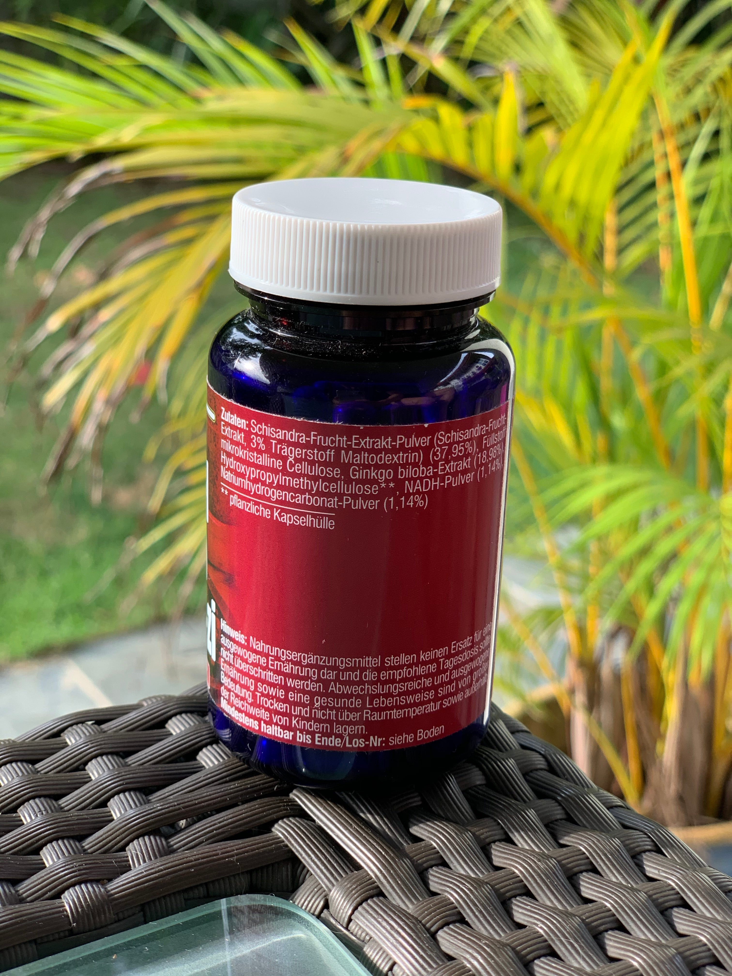 NADH Ginkgo Wu-wei-zi 60 capsules