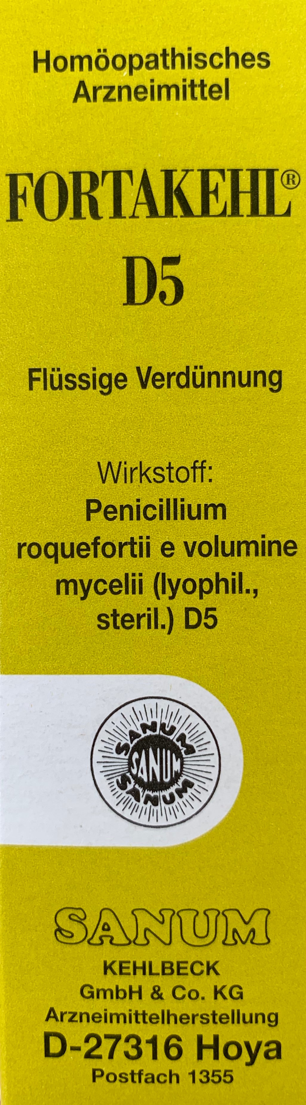 Sanum Fortakehl D5 10 ml