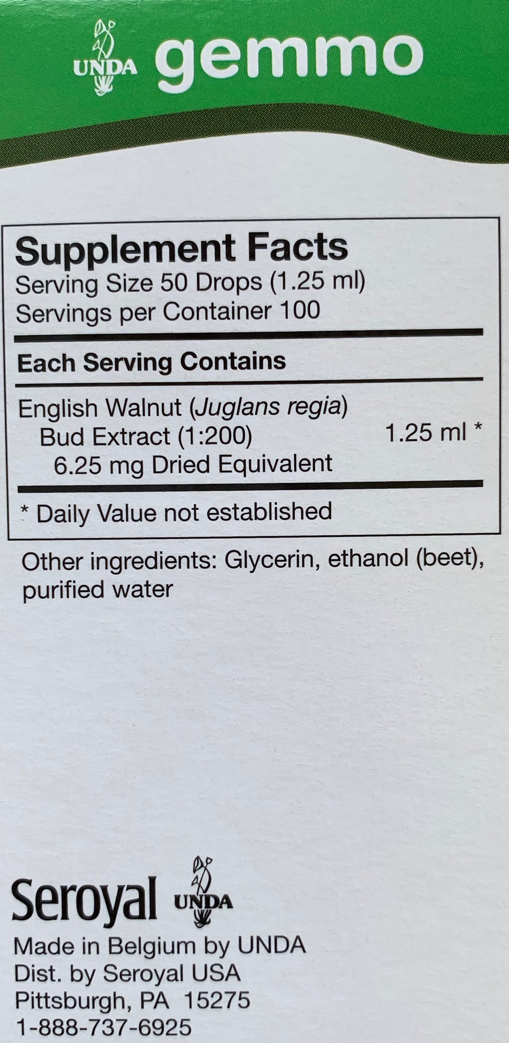Juglans regia gemmo 125 ml