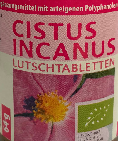 Cistus Incanus Bio Lutschtabletten Dr Pandalis 64 g