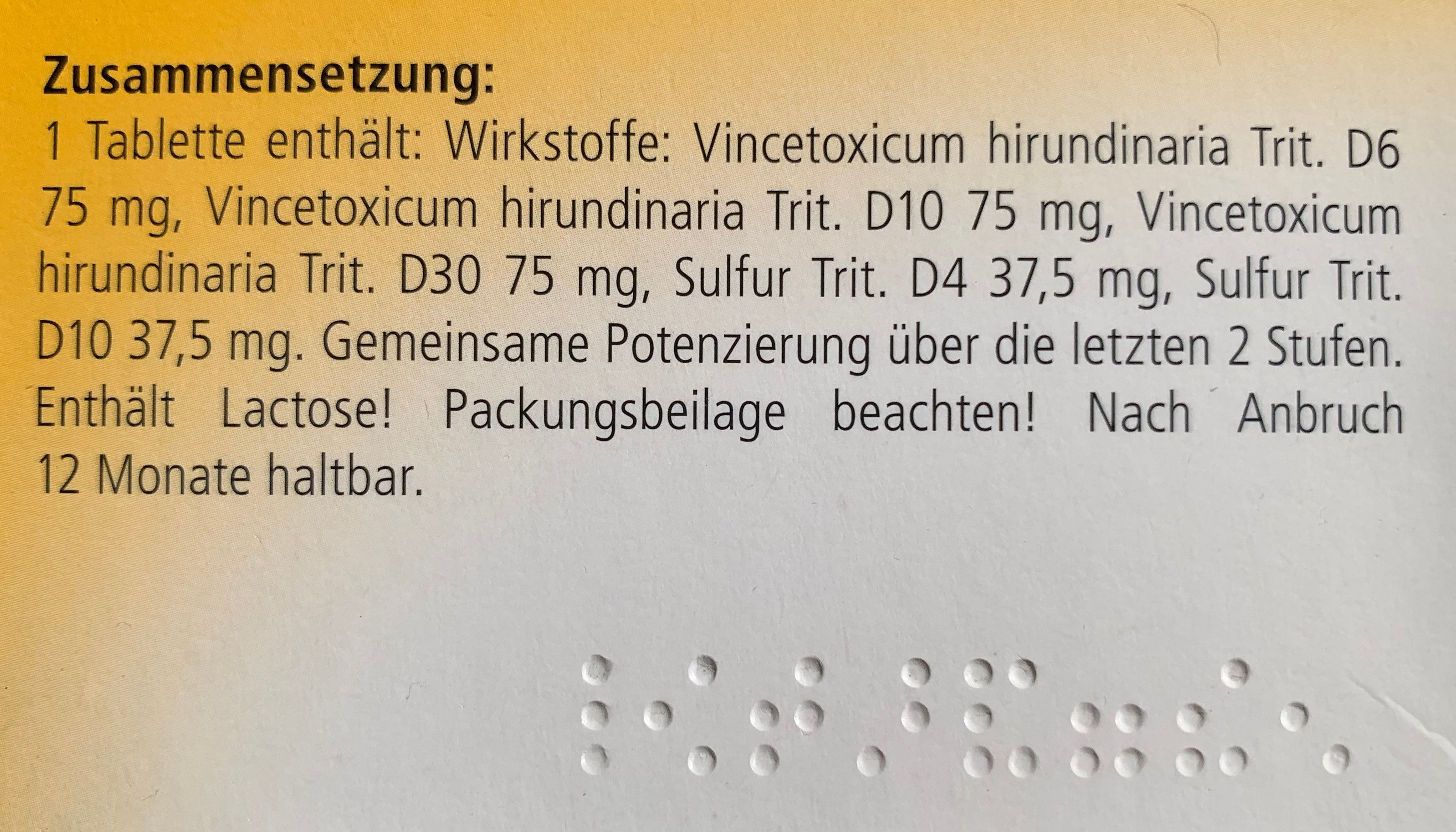 Engystol 250 tablets