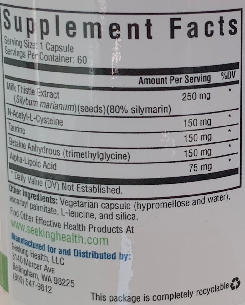 Liver Nutrients 60 capsules