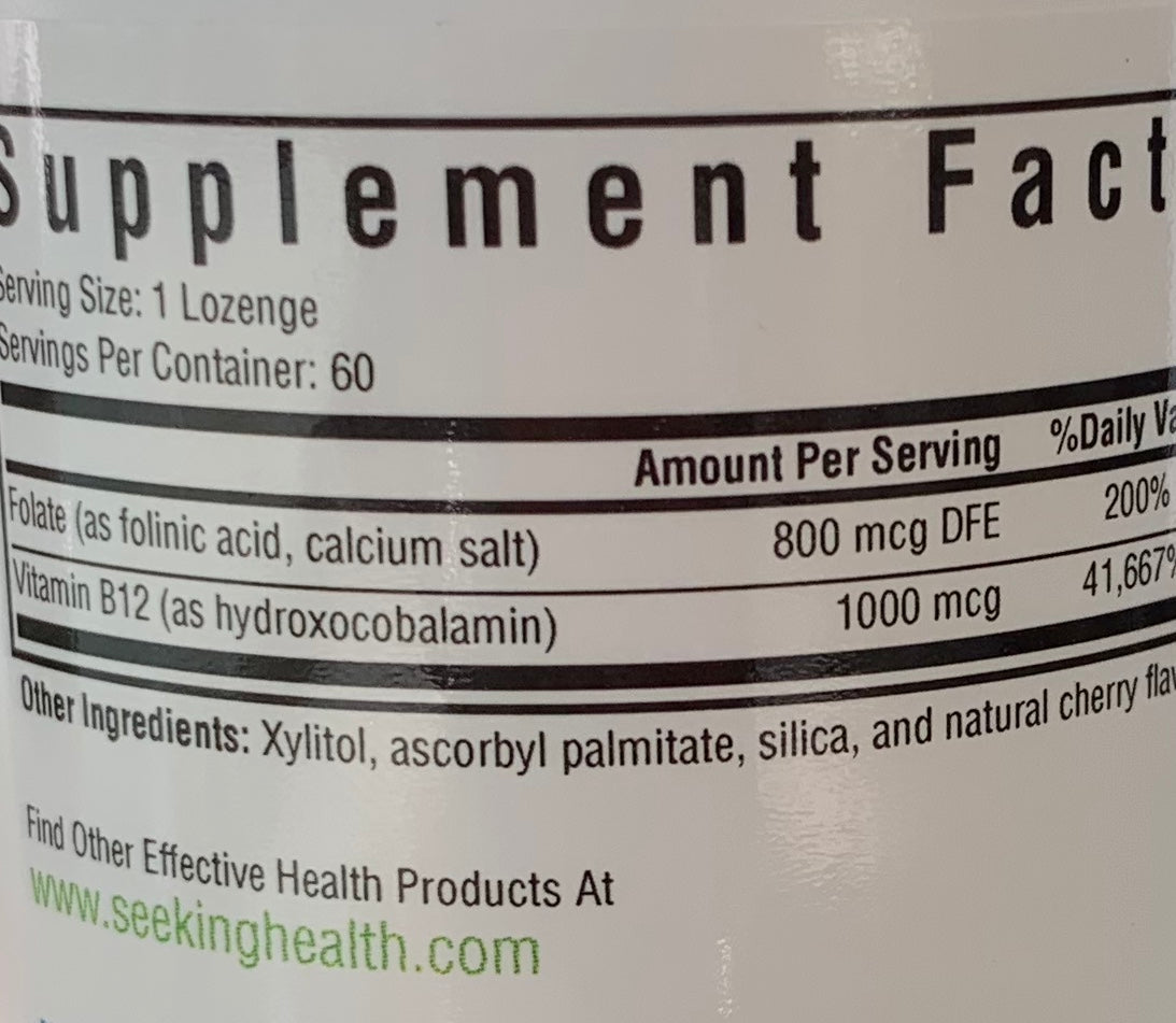 Hydroxo B12 with Folinic Acid - 60 lozenges