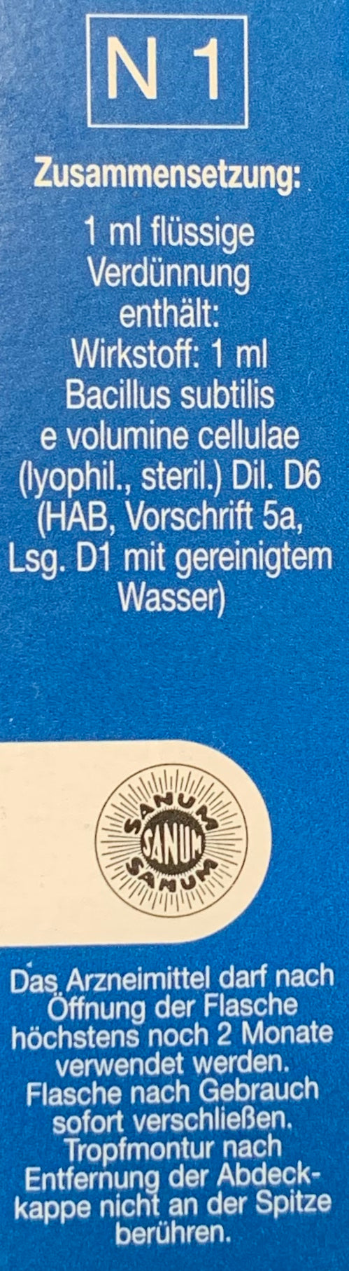Sanum Utilin H D6 Liquid Dilution