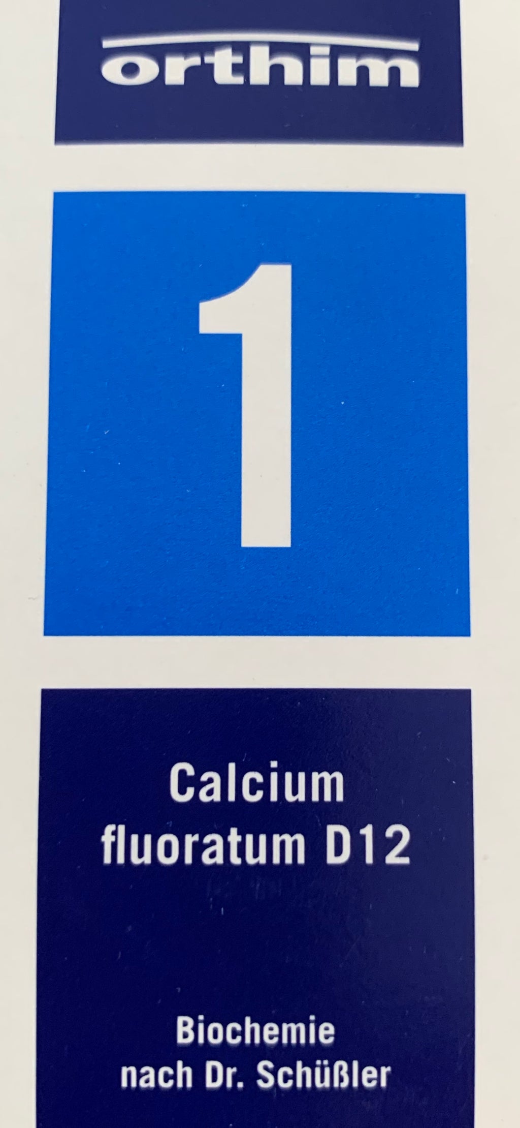 Cell Salt Nr 1 Calcium fluoratum D12 100 tablets