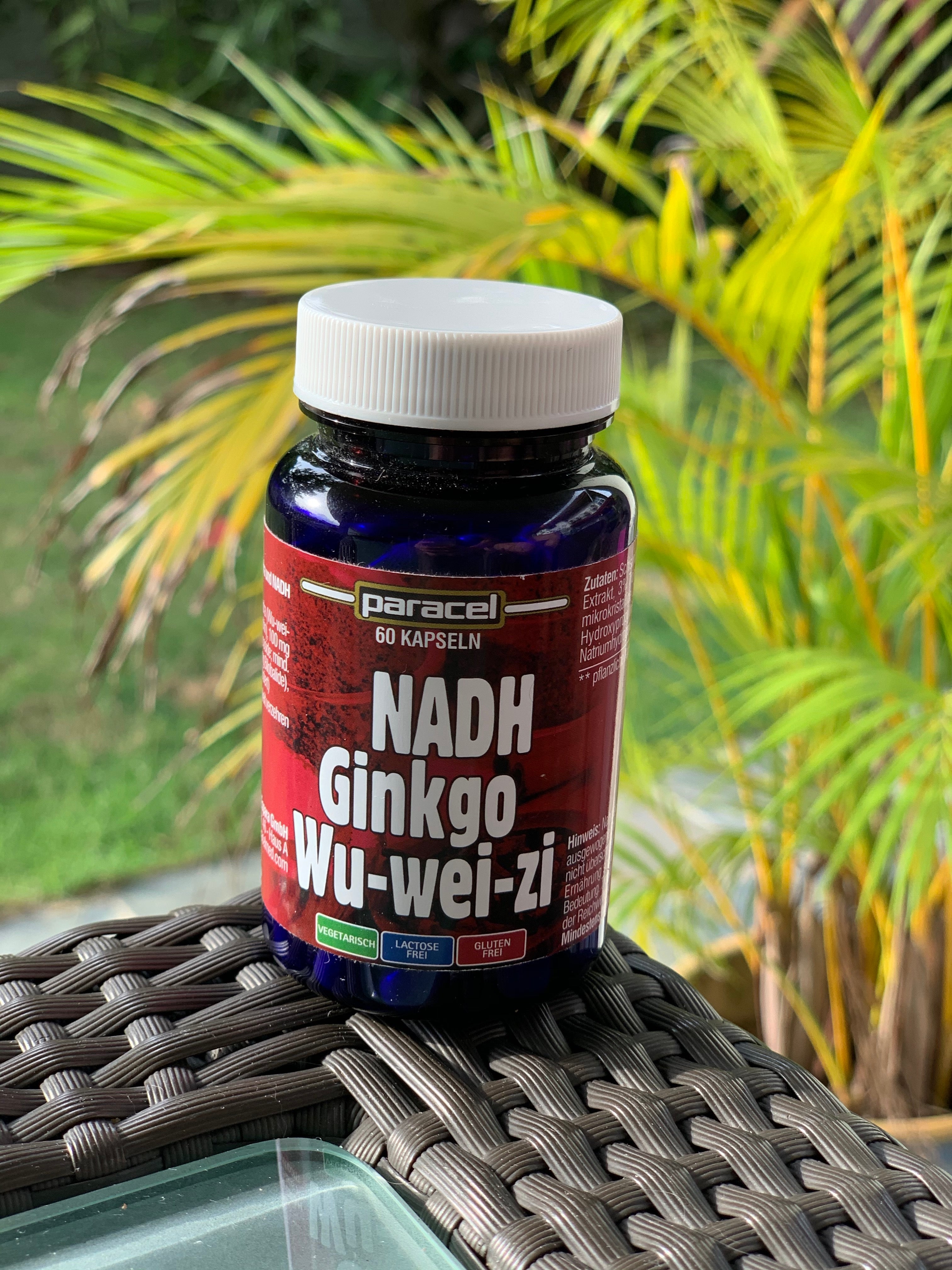 NADH Ginkgo Wu-wei-zi 60 capsules